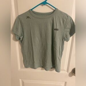 Vans Off The Wall Cropped T-Shirt Lizzie Armanto Medium